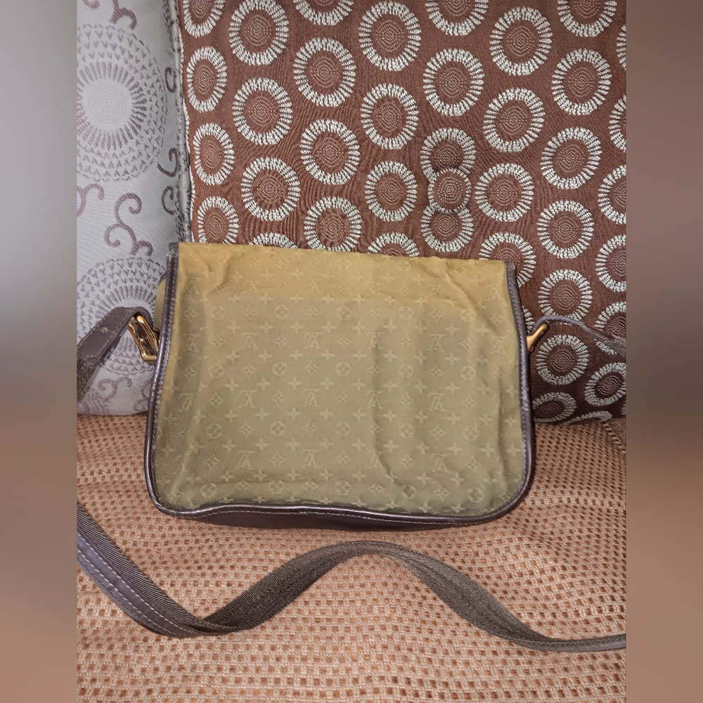 Louis Vuitton green denim Mini Lin  crossbody Bag - Picture 2 of 5
